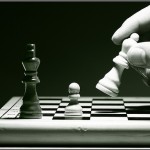 After the game, the king and the pawn go into the same box.