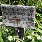 Opportunity may knock only once, but temptation leans on the doorbell.